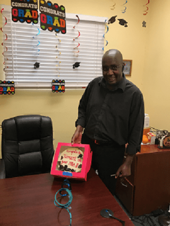La Familia CFO earns his MBA
